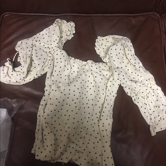 Reformation Nina Top Pepper Blouse Shirt - Picture 5 of 5